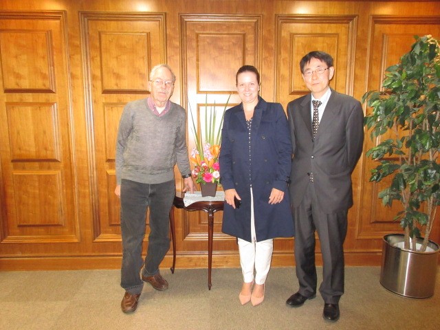 ブラジルのKASZNAR LEONARDS ご来所時の様子